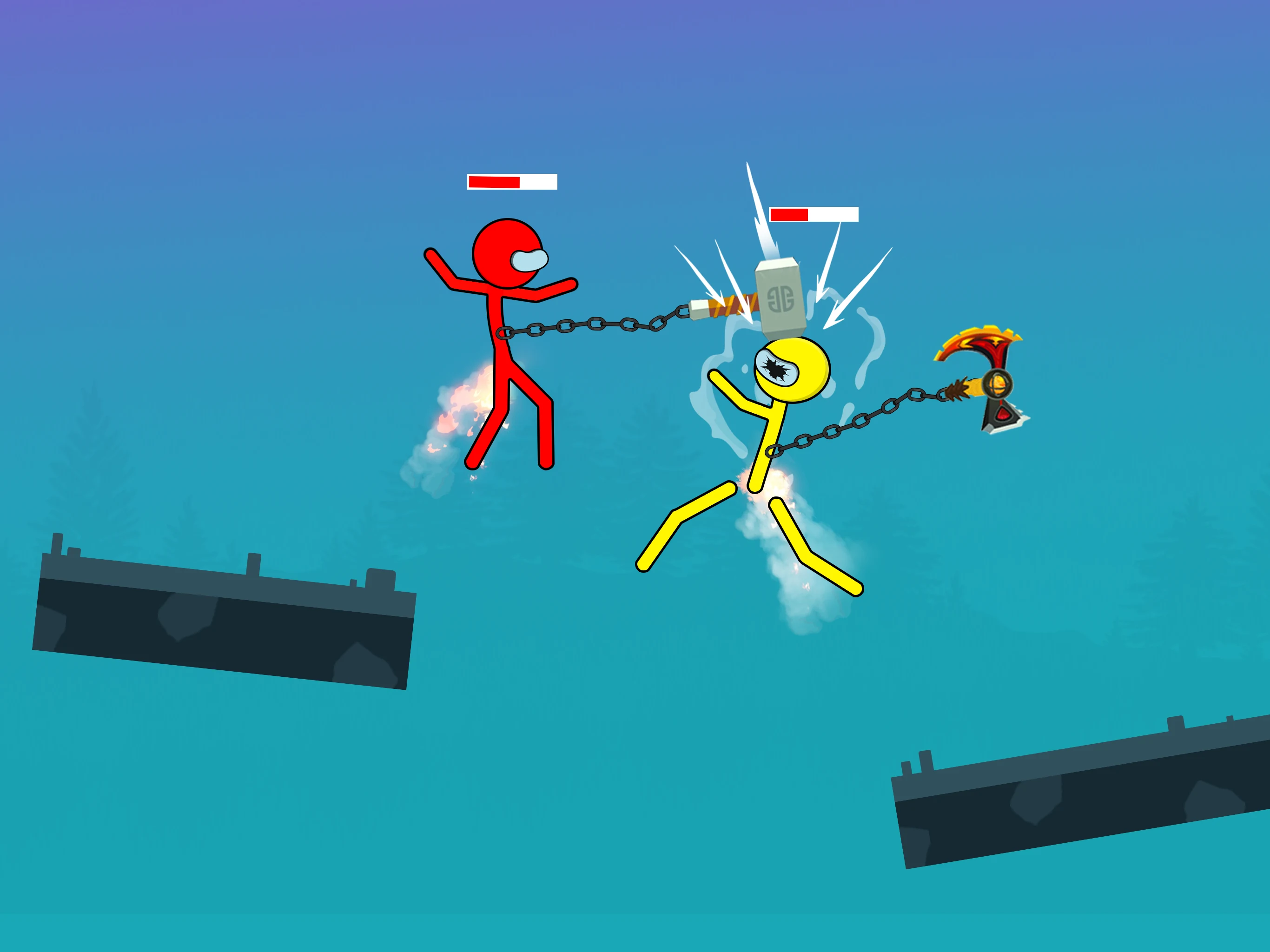 Stick Hero Stickman Smasher screenshot